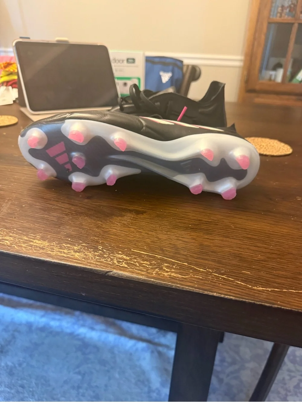 Adidas Copa Pure.1 Size 10.5 Black/Shock Pink